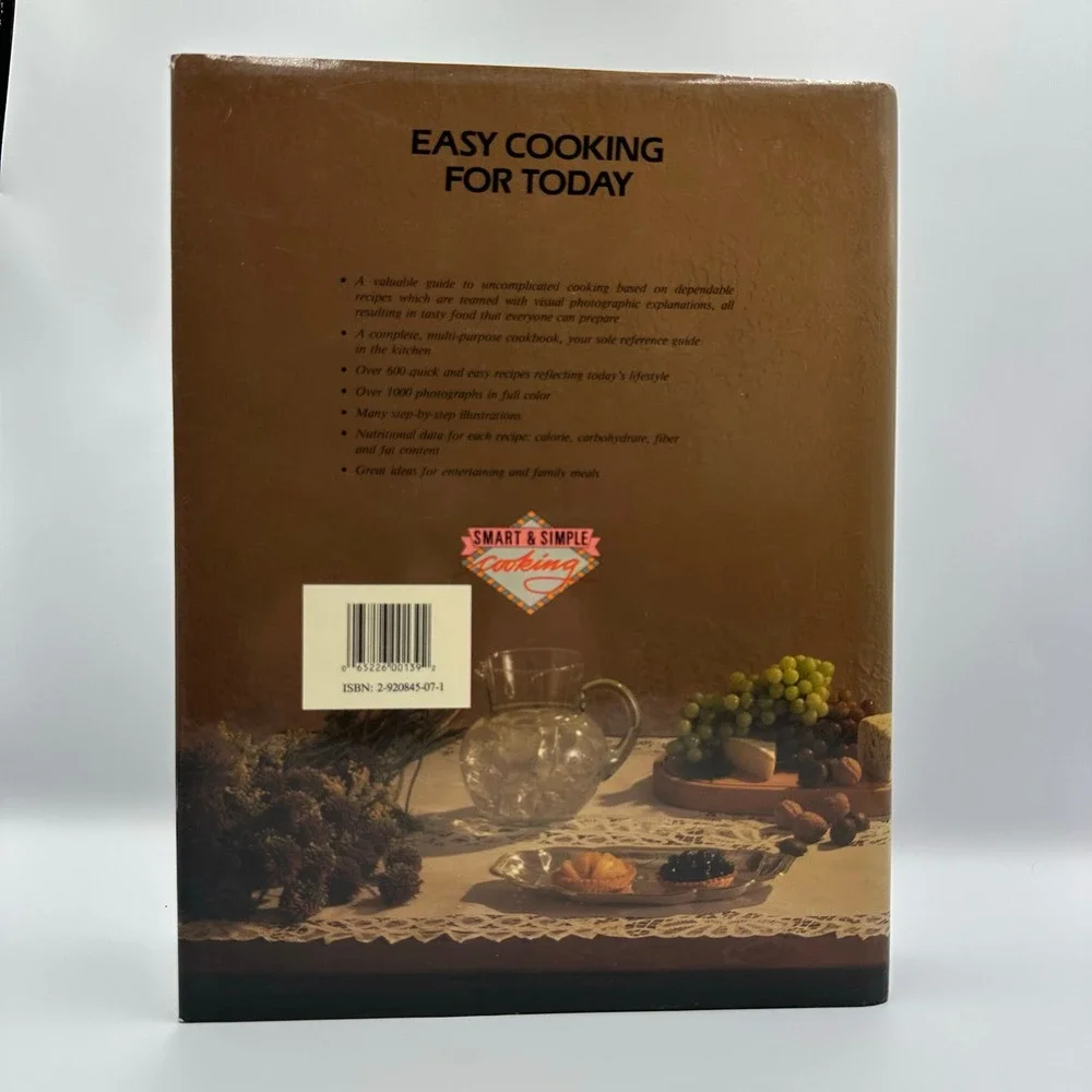Easy Cooking for Today Pol Martin 1988 Hardcover Brimar Canada DJ Very Good - Picture 2 of 7